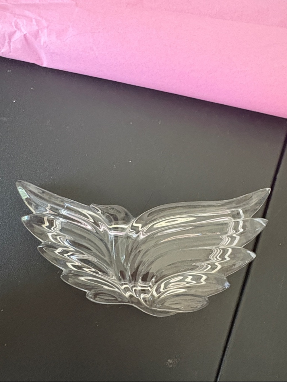 Vintage mikasa Crystal swan trinket - Picture 4 of 5